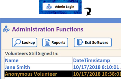 Volunteer Admin